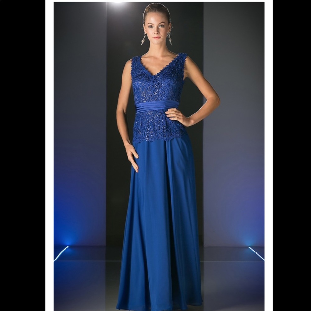 Cinderella Divine Chiffon & Lace evening Gown